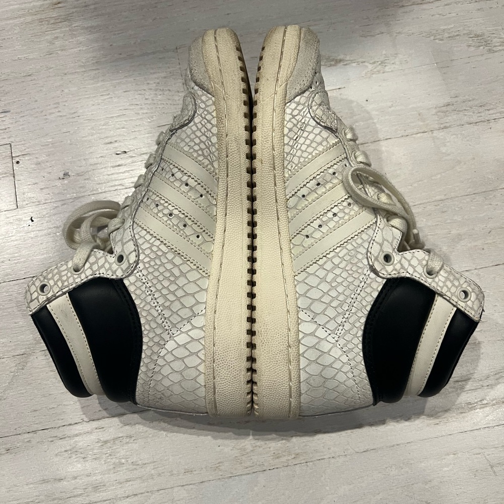 Adidas Top Ten Hi Python Snake Print Sneakers – White/Black - Picture 4 of 7